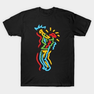 Funny Colorful  Trumpet Player T-Shirt